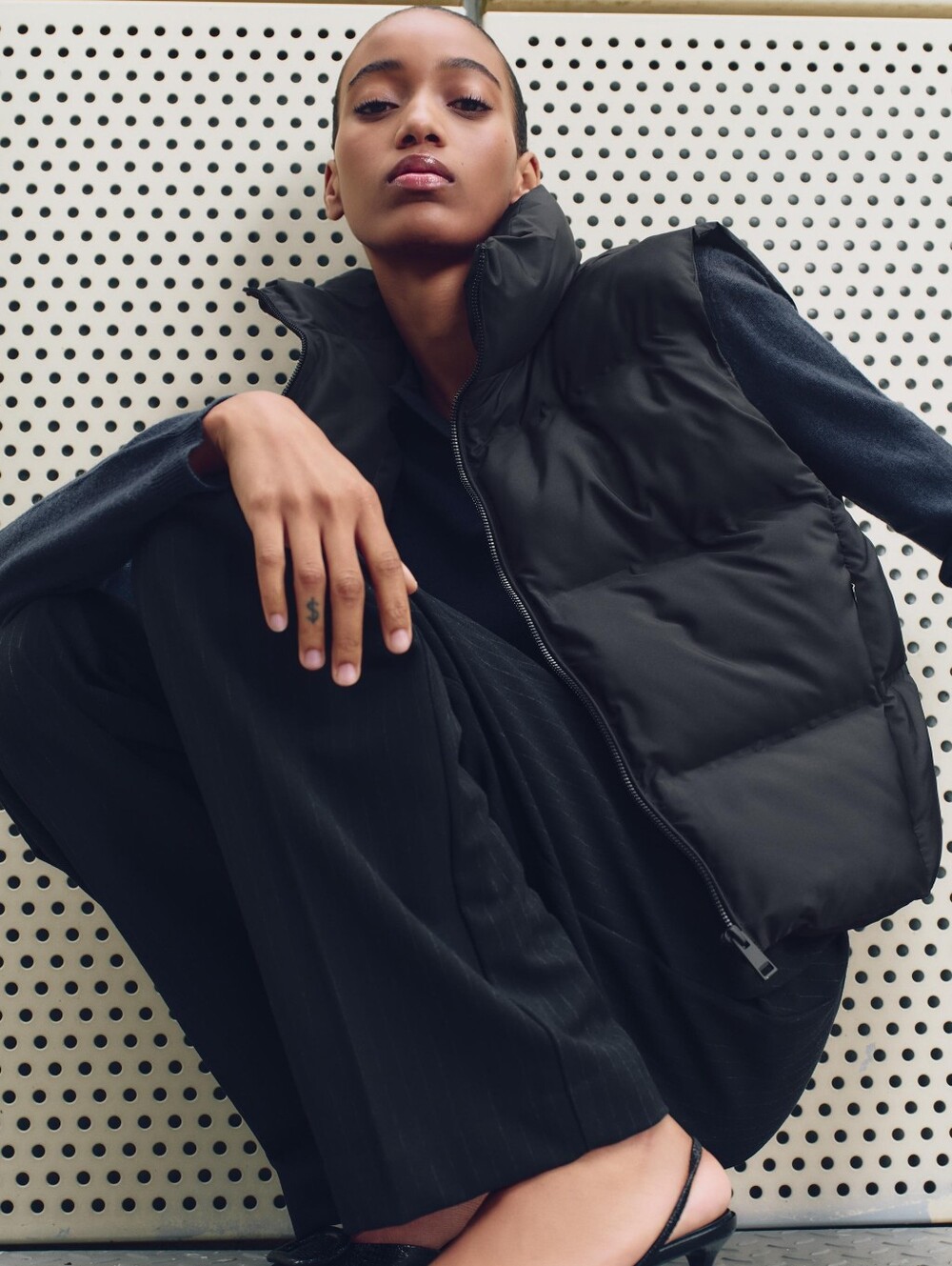ZARA puffer vest